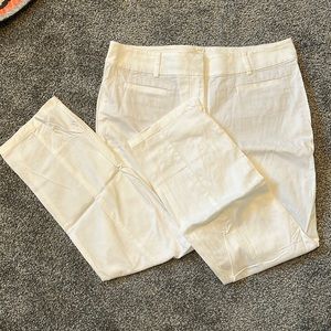 NWOT Ann Taylor Size 8 White Dress Pants